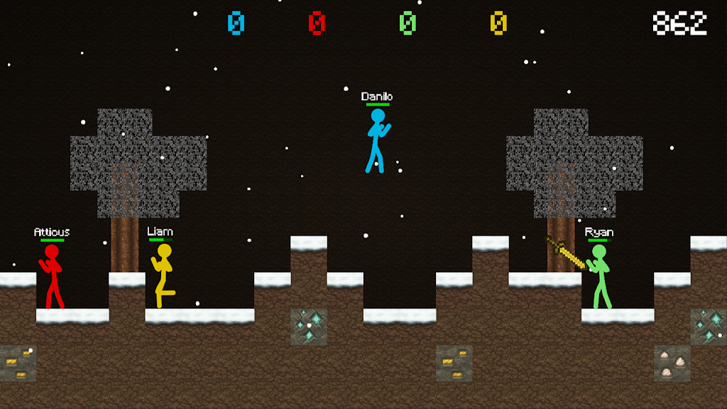 Stickman VS Multicraft: Fight Pocket Craft Mod Screenshot 3