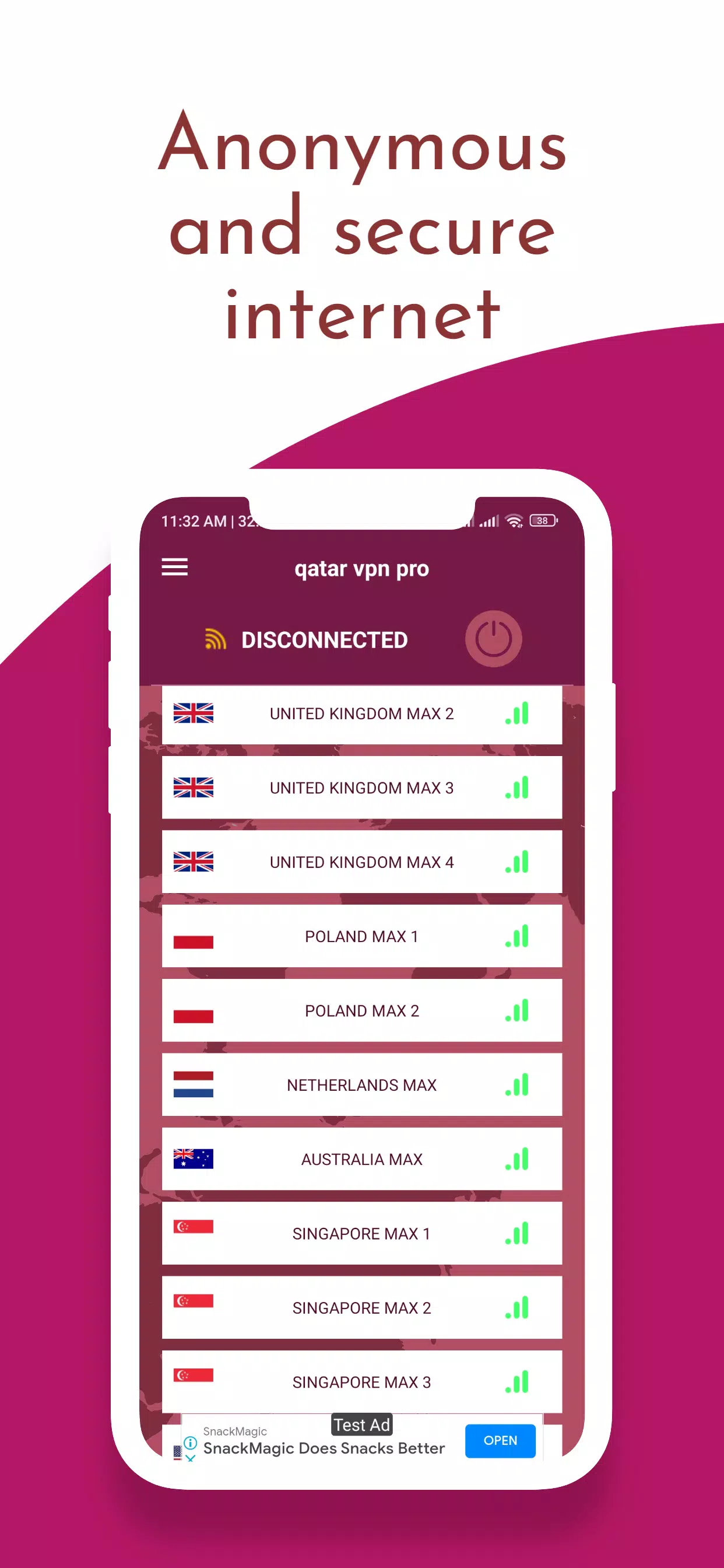 Qatar vpn 22 pro Screenshot 3