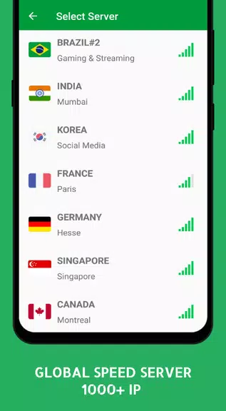 BRAZIL VPN - Secure Proxy VPN Screenshot 2