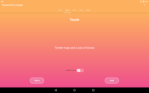 Dirty Truth or dare Game for Couples and Party Screenshot 3