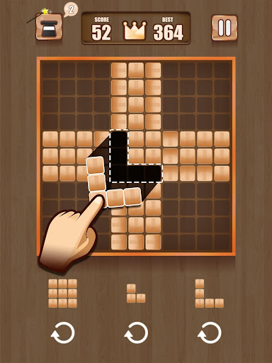 Wood Block Blitz Puzzle Screenshot 1