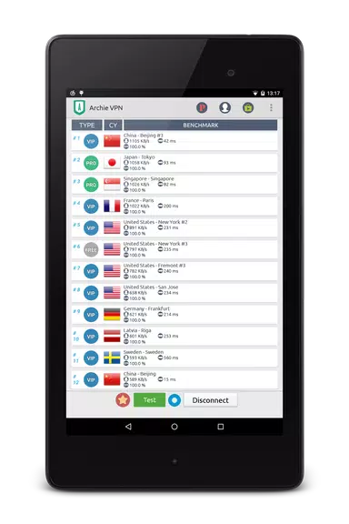 Archie VPN Screenshot 3