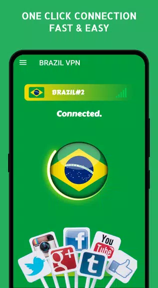 BRAZIL VPN - Secure Proxy VPN Screenshot 3