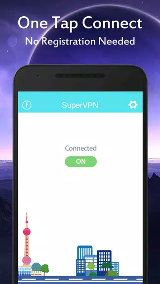 SuperVPN - Hotspot VPN Proxy Screenshot 1