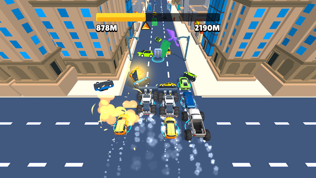 Crash Car 3D: Race & Merge Mod Screenshot 2