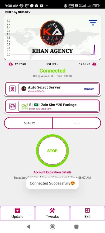 KHAN AGENCY VPN Screenshot 2