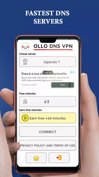 OLLO DNS VPN - Dns Changer Screenshot 1