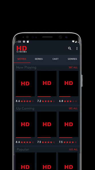 HD Cinema - All Movies Mod Screenshot 1