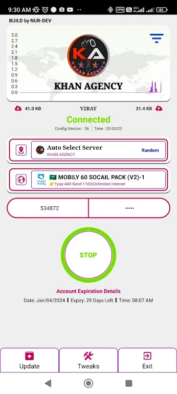 KHAN AGENCY VPN Screenshot 1