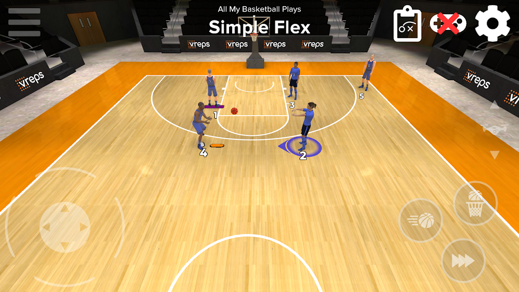 VReps Basketball Playbook Screenshot 2