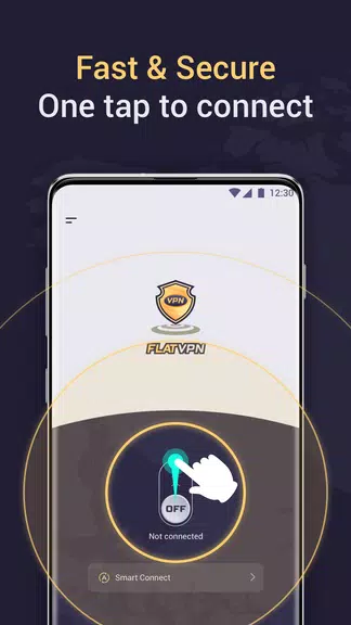 Flat VPN - Secure & Fast VPN Service Screenshot 1