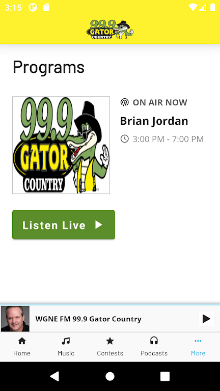 99.9 Gator Country Screenshot 4