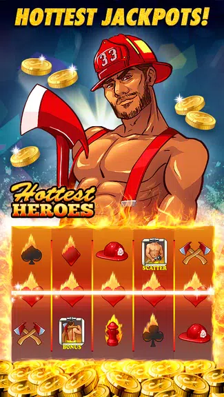 Reel Hunky - Men! Online Slots Screenshot 3