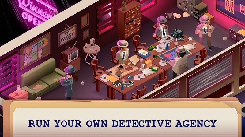 Idle Crime Detective Tycoon Screenshot 2