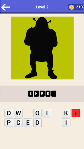 Guess the Shadow Quiz Game - Characters Trivia Screenshot 3