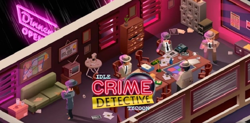 Idle Crime Detective Tycoon Screenshot 1