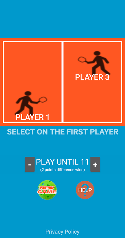 Pickleball Score Keeper Screenshot 1