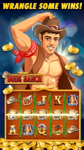 Reel Hunky - Men! Online Slots Screenshot 2