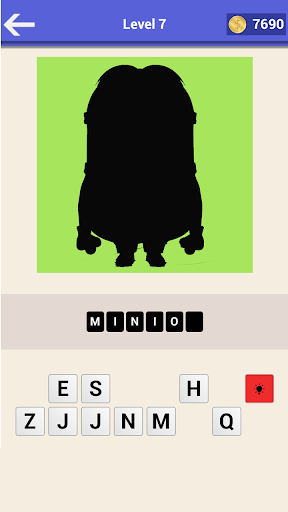 Guess the Shadow Quiz Game - Characters Trivia Screenshot 1