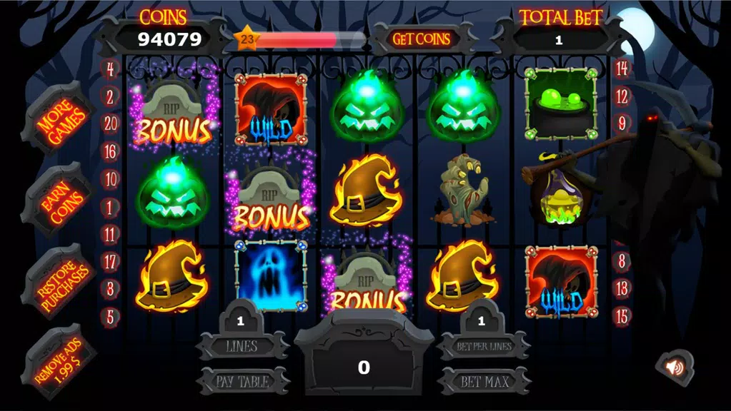 Halloween Slot Machine Free Screenshot 4