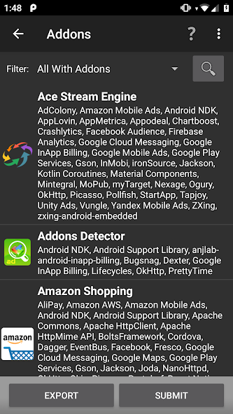 Addons Detector Mod Screenshot 2