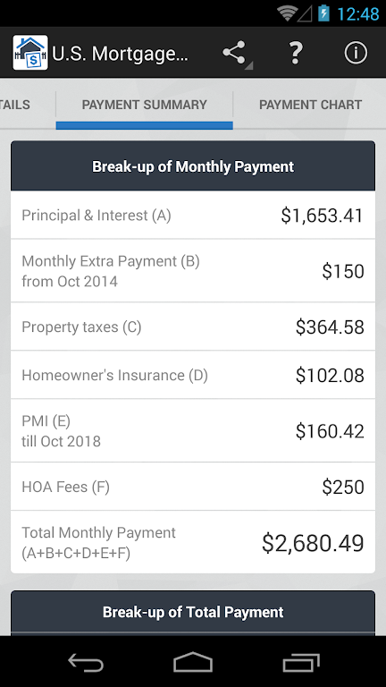 U.S. Mortgage Calculator Screenshot 3