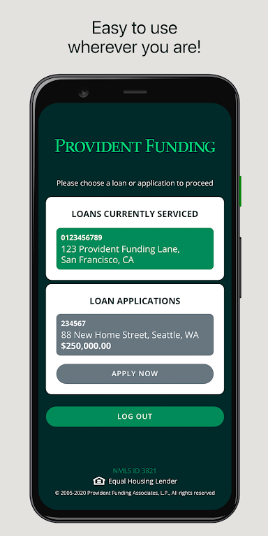 Provident Funding Screenshot 1