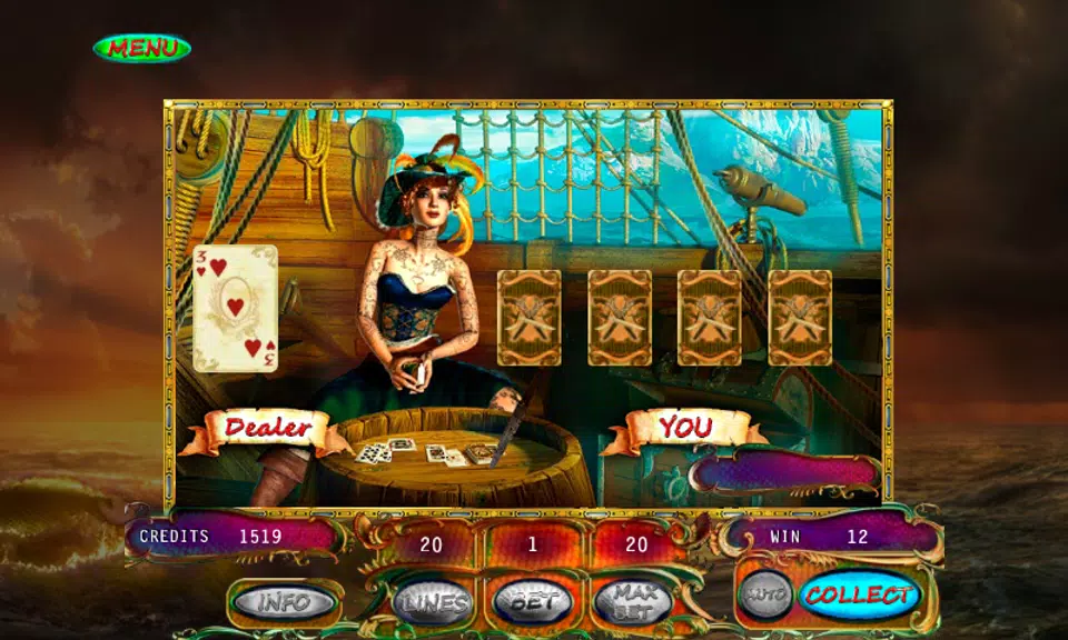 Pirates Treasures Slot Screenshot 4