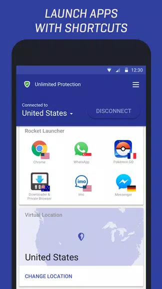 Rocket VPN Free – Internet Free Screenshot 2