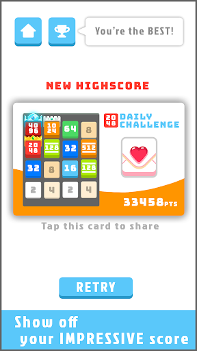 2048 Daily Challenges Screenshot 4