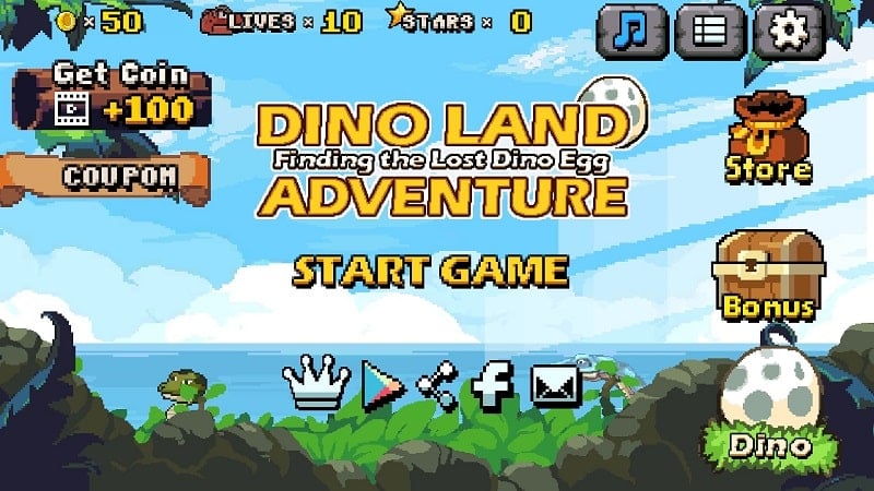 DINO LAND ADVENTURE Screenshot 1