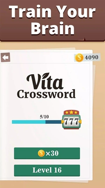 Vita Crossword for Seniors Screenshot 2