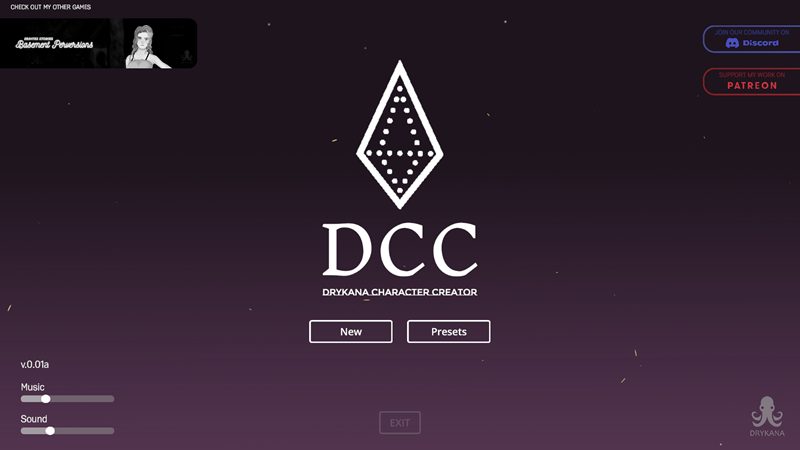 DCC – Drykana Character Creator Screenshot 1