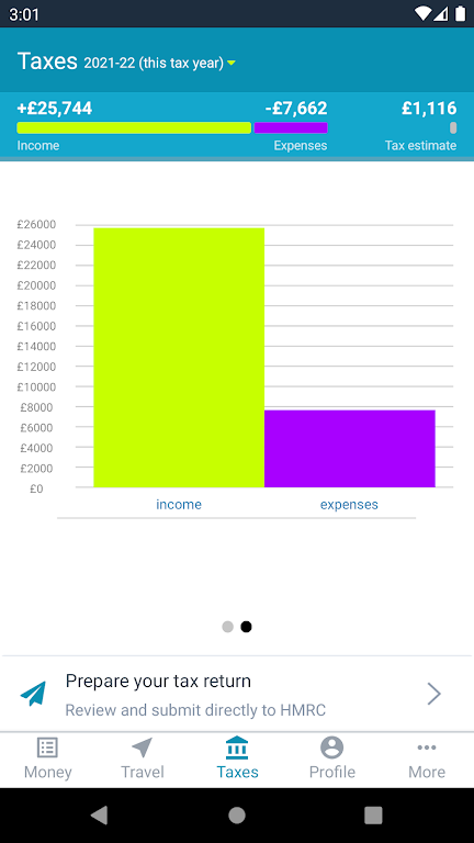 untied - UK's personal tax app Screenshot 3