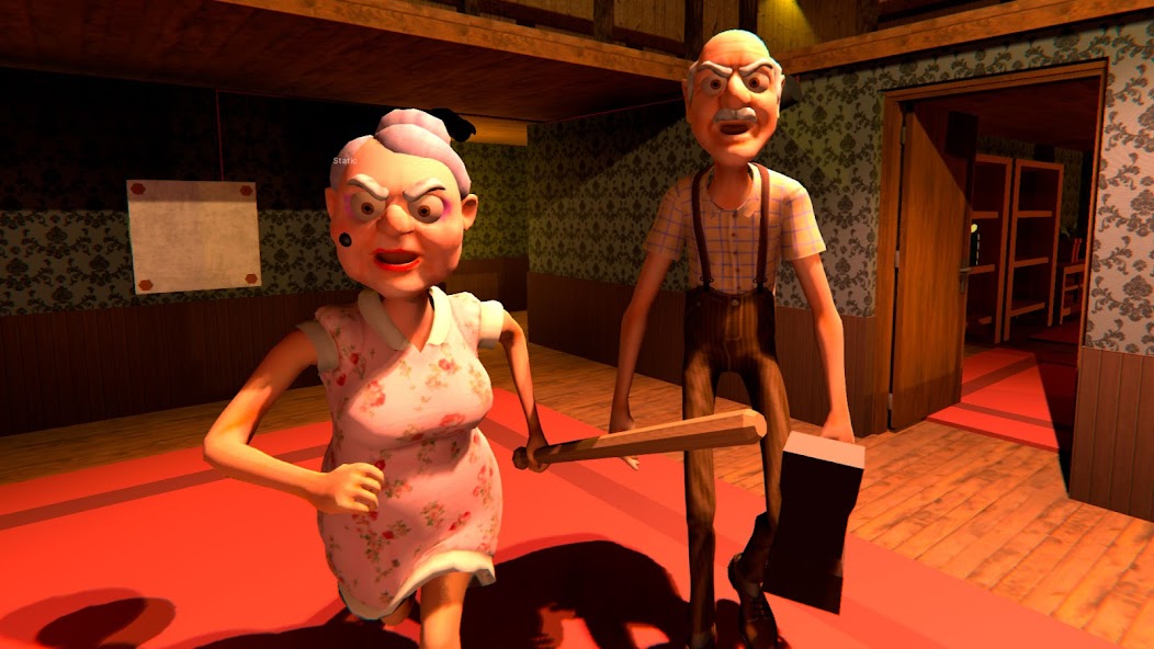 Grandpa And Granny Home Escape Mod Screenshot 1