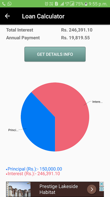 My Finance Calculator Screenshot 2