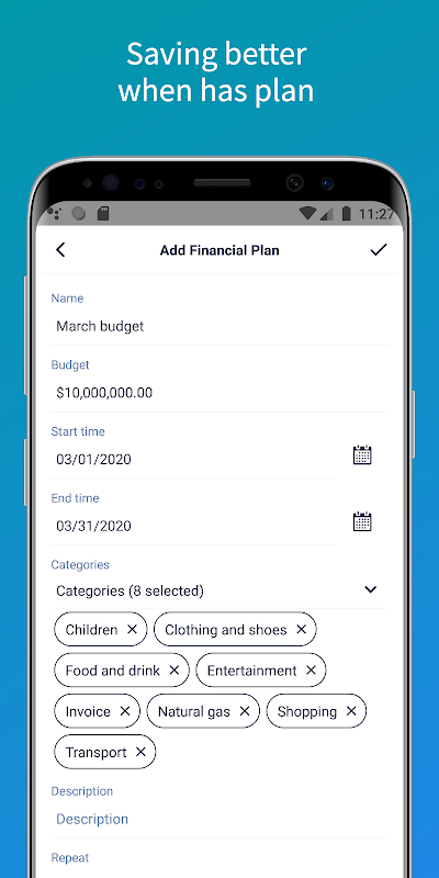 SmartMoney - Personal money management Screenshot 1