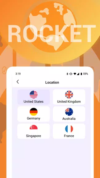 Rocket VPN - Fast  VPN Proxy Screenshot 3