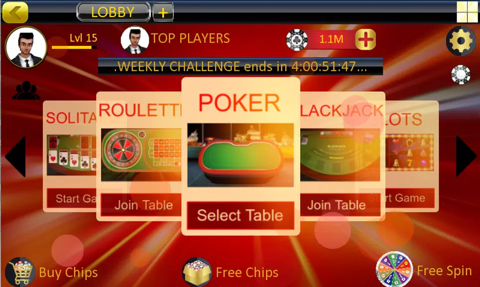 Poker Offline and Live Casino Roulette Blackjack Screenshot 2