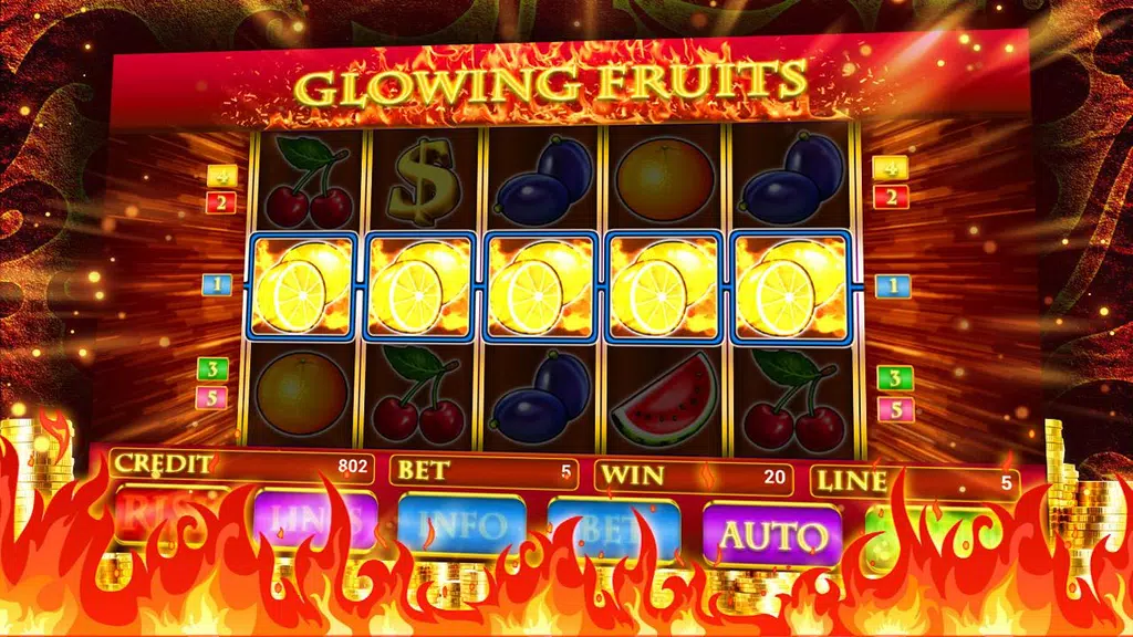 Glowing Fruits slot Screenshot 3