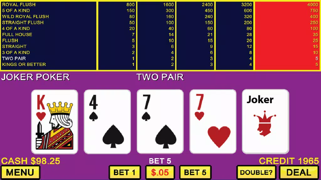 Jokers Wild Casino Screenshot 3