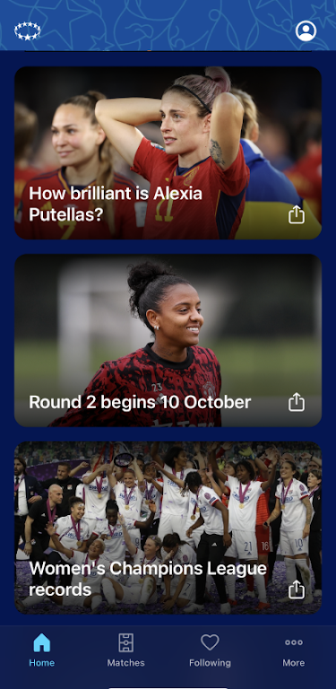 UEFA Women's Champions League Screenshot 1