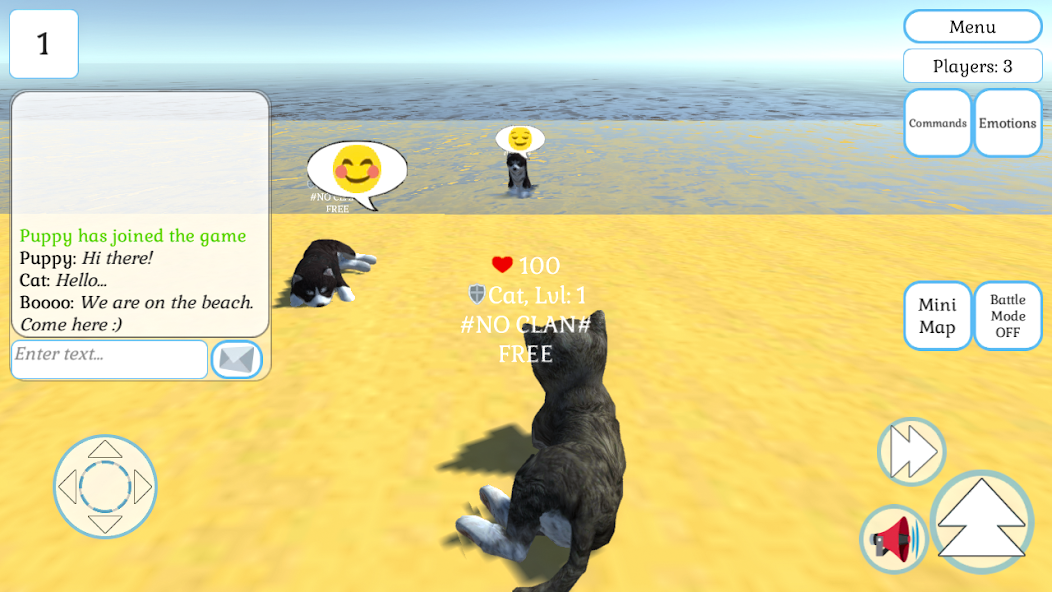 Cute Cat And Puppy World Mod Screenshot 1