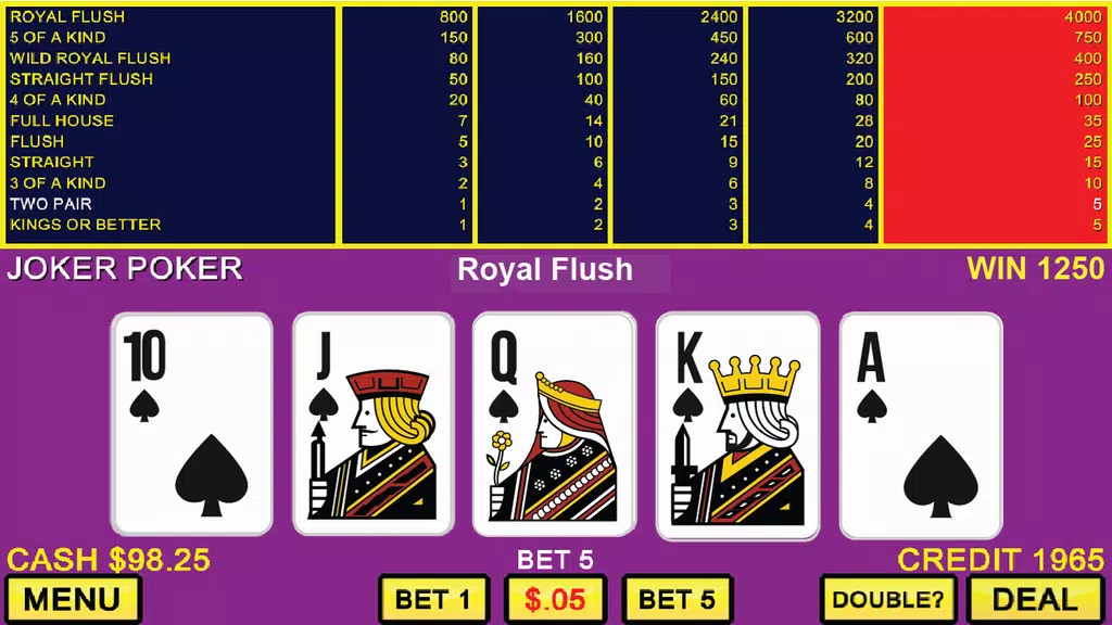 Jokers Wild Casino Screenshot 1