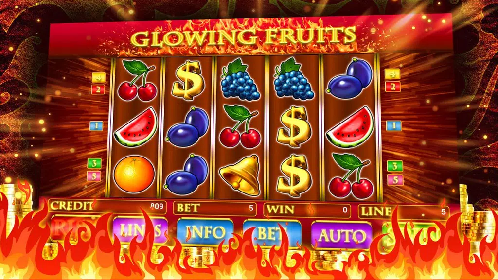 Glowing Fruits slot Screenshot 1