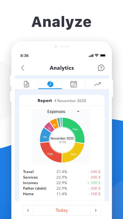 Expense tracker, Money manager Screenshot 3