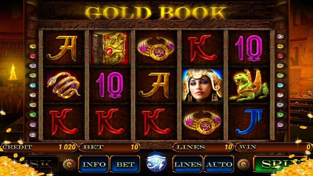 Gold Book slot Screenshot 1