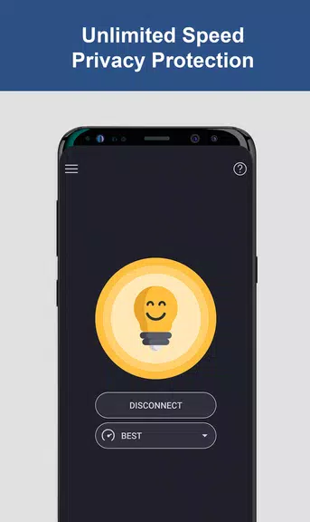 VPN Free - Lamp Hotspot VPN & Private Browser Screenshot 1