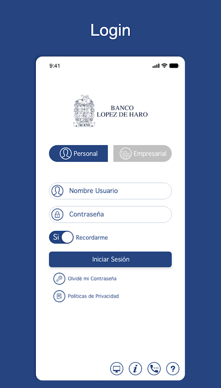 Banco López de Haro, Móvil Ban Screenshot 3