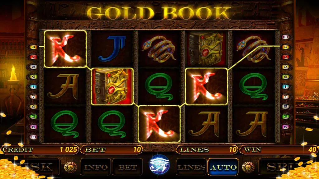 Gold Book slot Screenshot 2